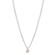 Collier argent 925 2 tons zirconia