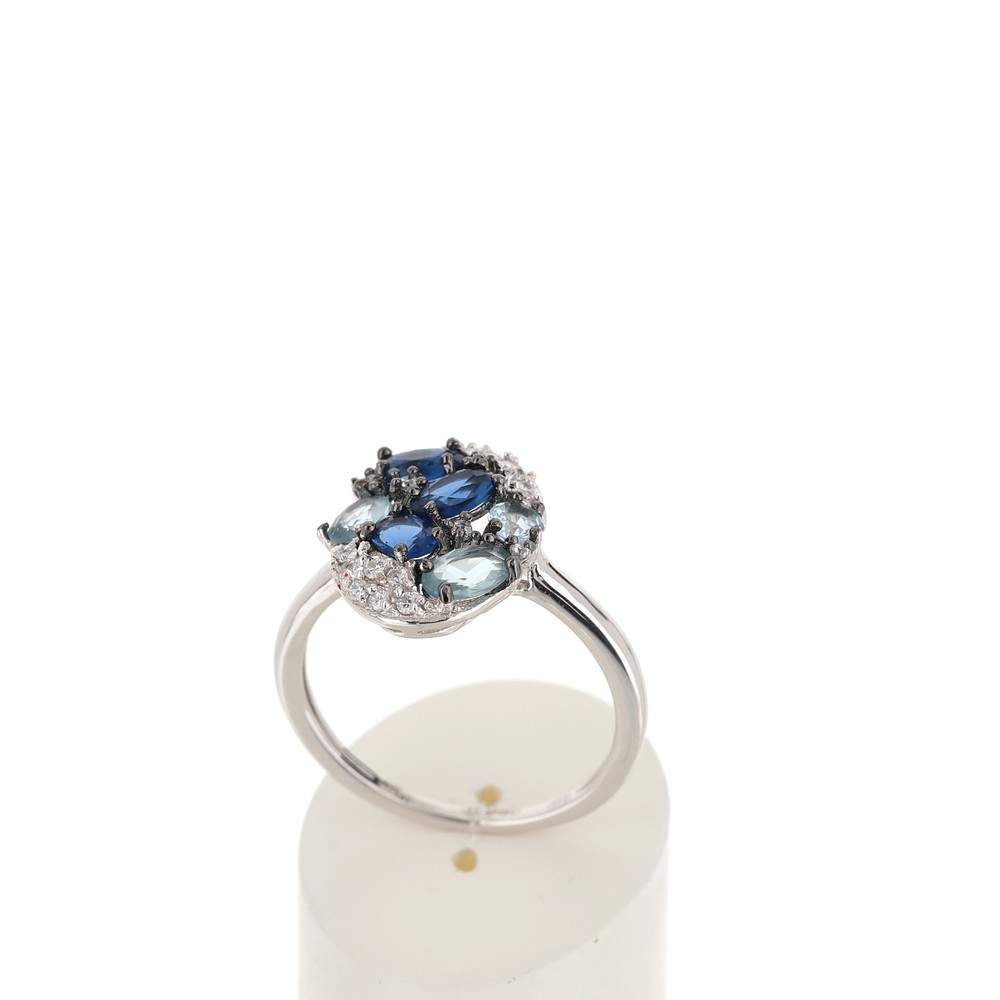 Bague argent 925 zirconia - vue 2