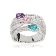 Bague argent 925 zirconia