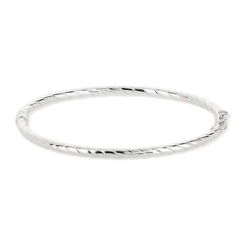 925 zilveren gedraaide armband