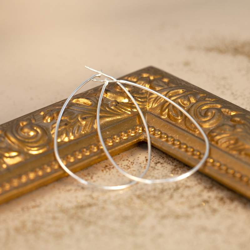 Boucles d'oreilles argent 925 pendants - vue D1