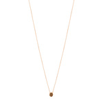 Collier argent 925 rosé quartz - vue 1