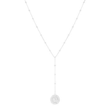 Collier argent 925 pièce maille fantaisie 46 cm