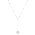 Collier argent 925 pièce maille fantaisie 46 cm - vue 2