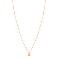 Collier argent rose zirconia