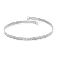 Bracelet argent 925 rigide ouvert