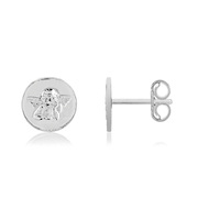 Boucles d'oreilles argent 925 ange