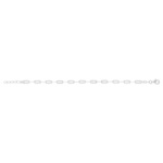 Bracelet argent 925 maille forçat plate 20 cm - vue 1