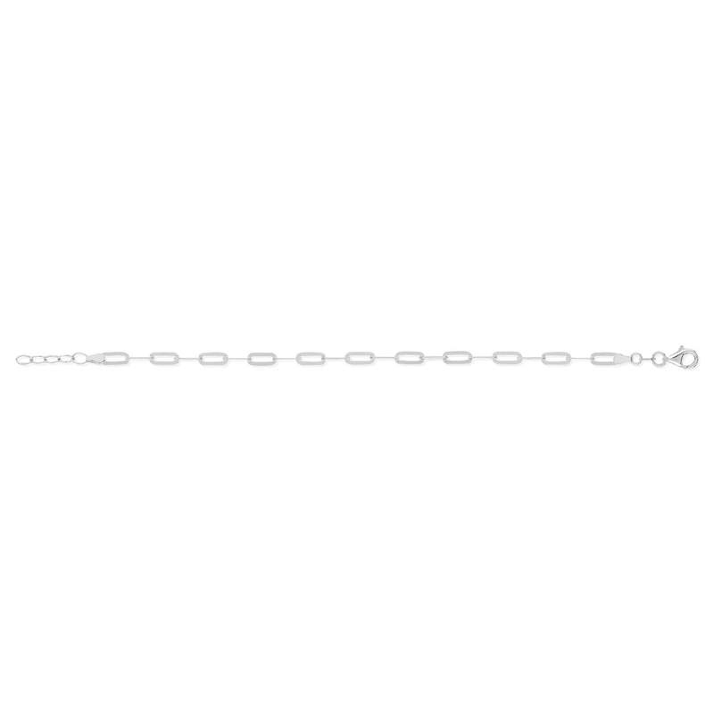 Bracelet argent 925 maille forçat plate 20 cm - vue 1