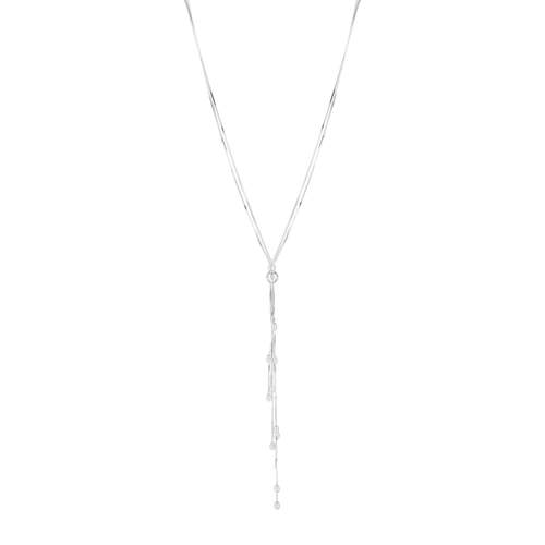 Collier argent 925 pampilles 46 cm