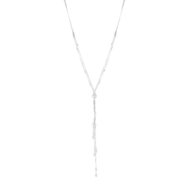 Collier argent 925 pampilles 46 cm - vue 1