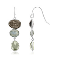 Boucles d'oreilles argent 925 pierres