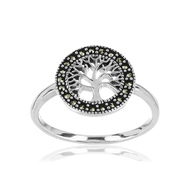 Bague argent 925 marcassites