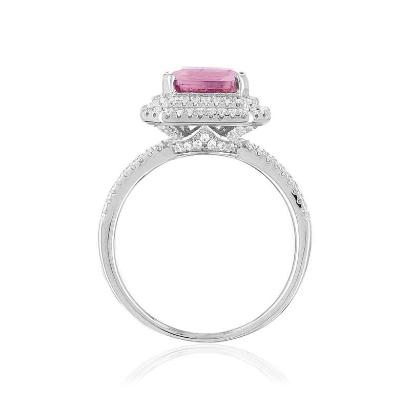Bague argent 925 p. imitation zirconia - vue 2