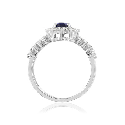 Bague argent 925 zirconia - vue V2