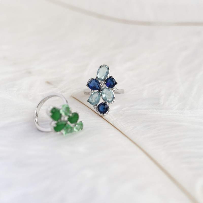 Bague argent 925 zirconia - vue D3