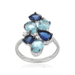 Bague argent 925 zirconia - vue 1