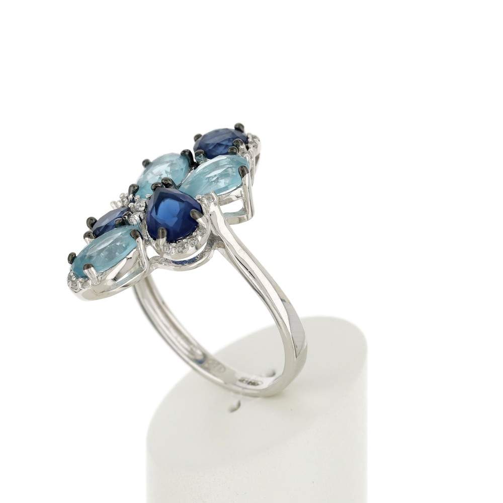 Bague argent 925 zirconia - vue 4
