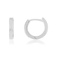 Creoles argent 925 zirconia