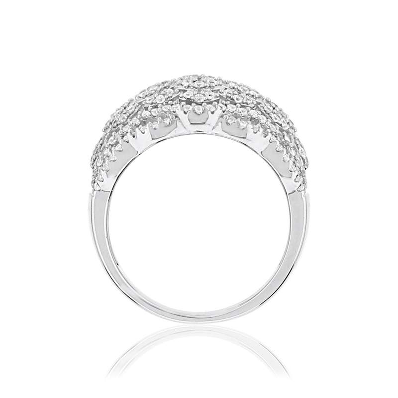 Bague argent 925 zirconia - vue 2