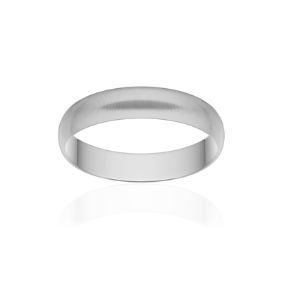 Alliance palladium 950 mat ruban 4 mm