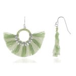 Boucles d'oreilles fantaisie perles imitation - vue 1
