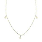 Sautoir fantaisie perles imitation 56 cm - vue 1