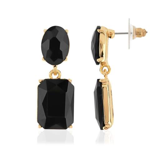 Boucles d'oreilles fantaisie pierres imitation