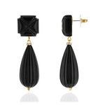 Boucles d'oreilles fantaisie résine - vue 1