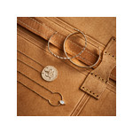 Collier doré nacre d'imitation 45 cm - vue D2