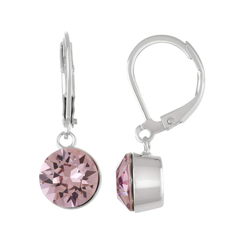 Boucles d'oreilles fantaisie cristal - vue 1