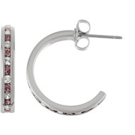 Boucles d'oreilles fantaisie cristal