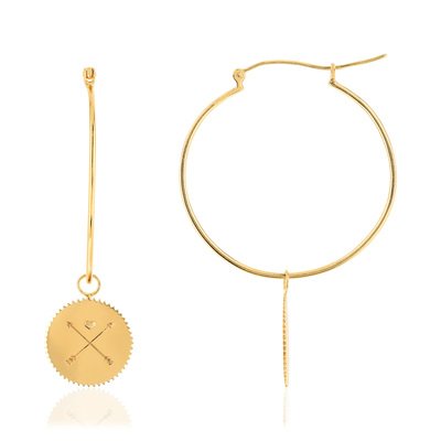 Créoles dorées - vue V1