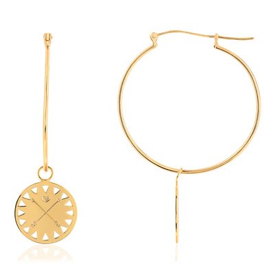 Créoles dorées - vue V1