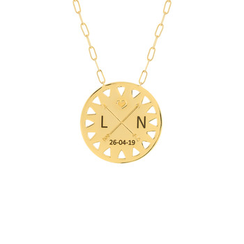 Collier doré 43 à 45 cm