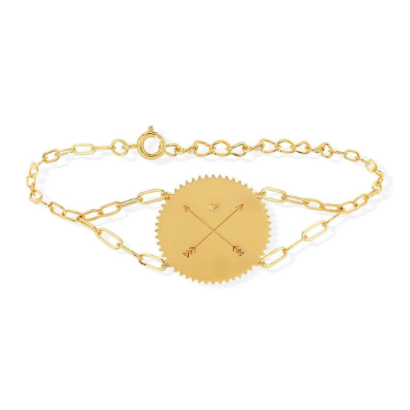 Bracelet doré 16 à 18 cm - vue 2
