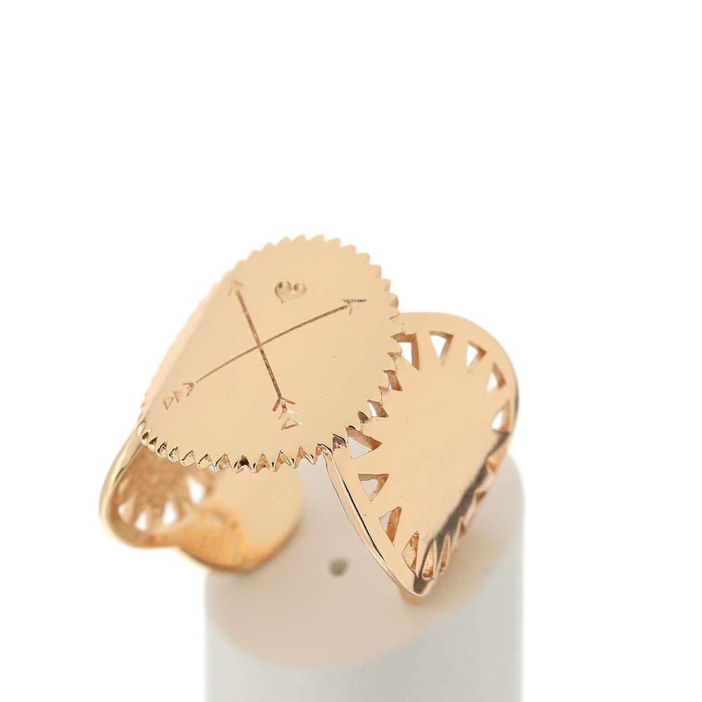 Bague dorée - vue 3