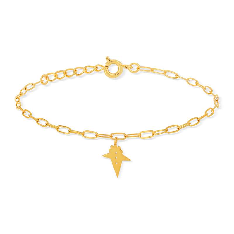 Bracelet doré 18 cm - vue 2