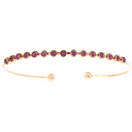 Bracelet fantaisie cristal Février - vue 1
