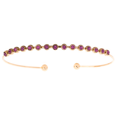 Bracelet fantaisie cristal Février - vue 1