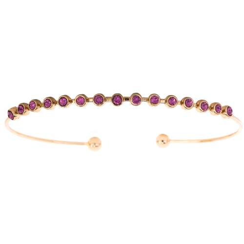 Fancy crystal bracelet February