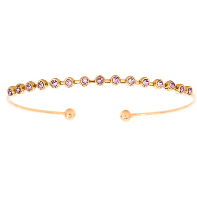Bracelet fantaisie cristal Juin - vue 1