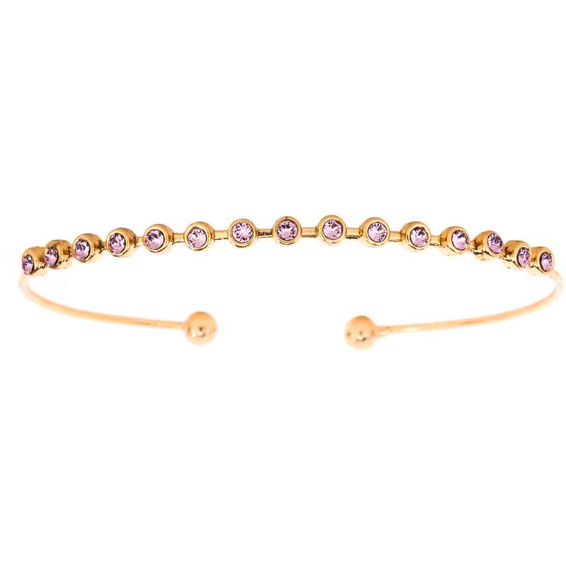 Bracelet fantaisie cristal Juin - vue 1