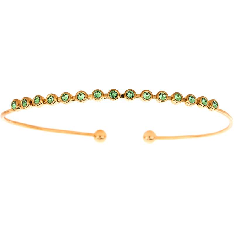 Bracelet fantaisie cristal AOÛT - vue 1
