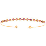 Bracelet fantaisie cristal Octobre - vue 1