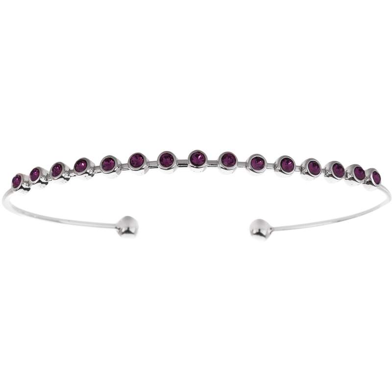 Bracelet fantaisie cristal Février - vue 1