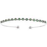 Bracelet fantaisie cristal Août - vue 1