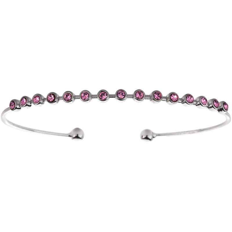 Sierarmband met kristallen – oktober – afbeelding 1