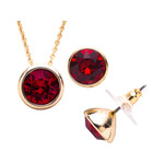 Parure fantaisie cristal janvier - vue 1