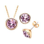 Parure fantaisie cristal juin